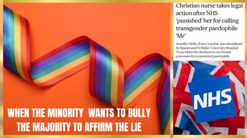 NURSE WHO CALLED TRANSGENDER PAEDOPHILE " MR" SUSPENDED