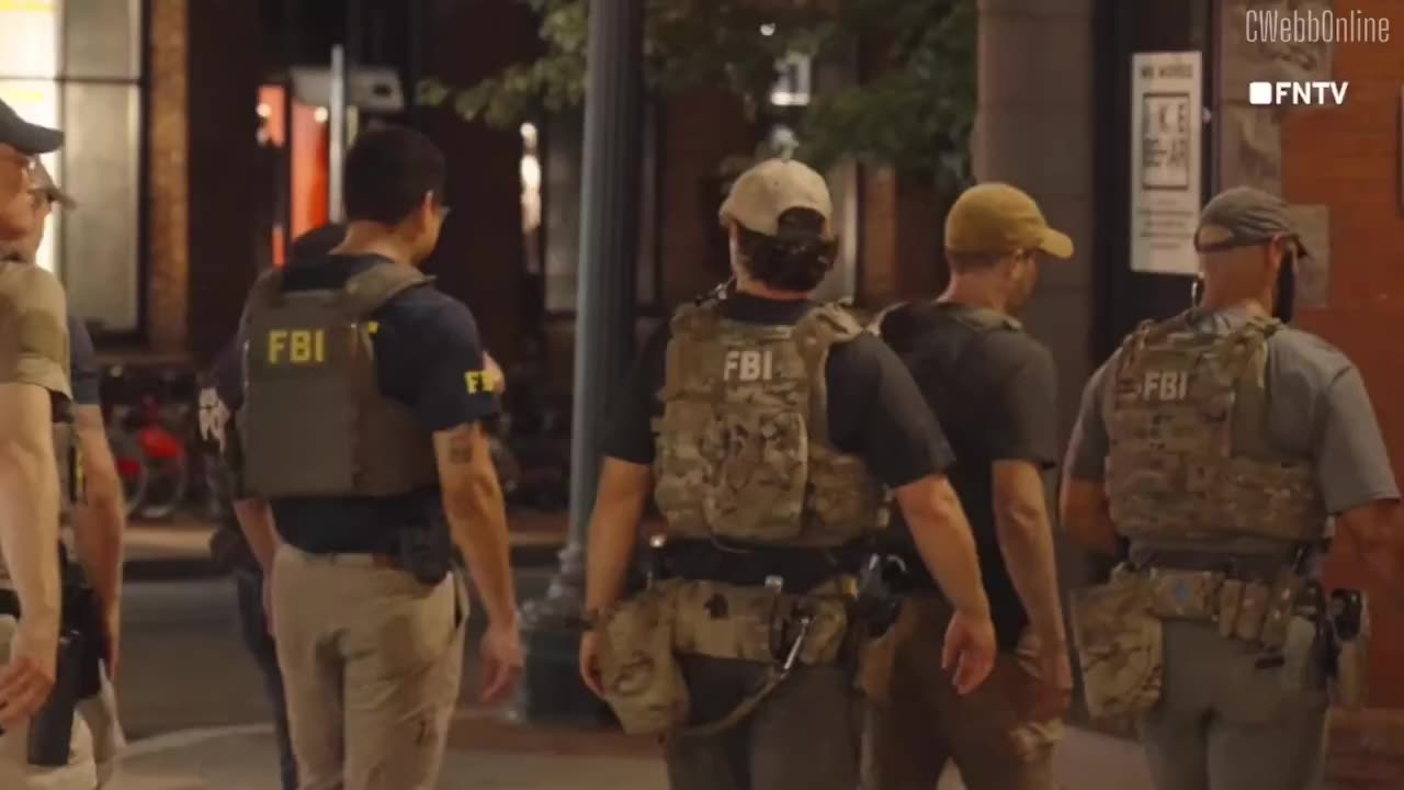 FBI, MPD, and DEA agents patrolling the streets of the Georgetown neighborhoods of Washington, DC