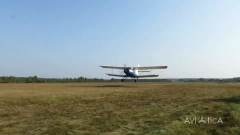 Antonov An-2 takeoff