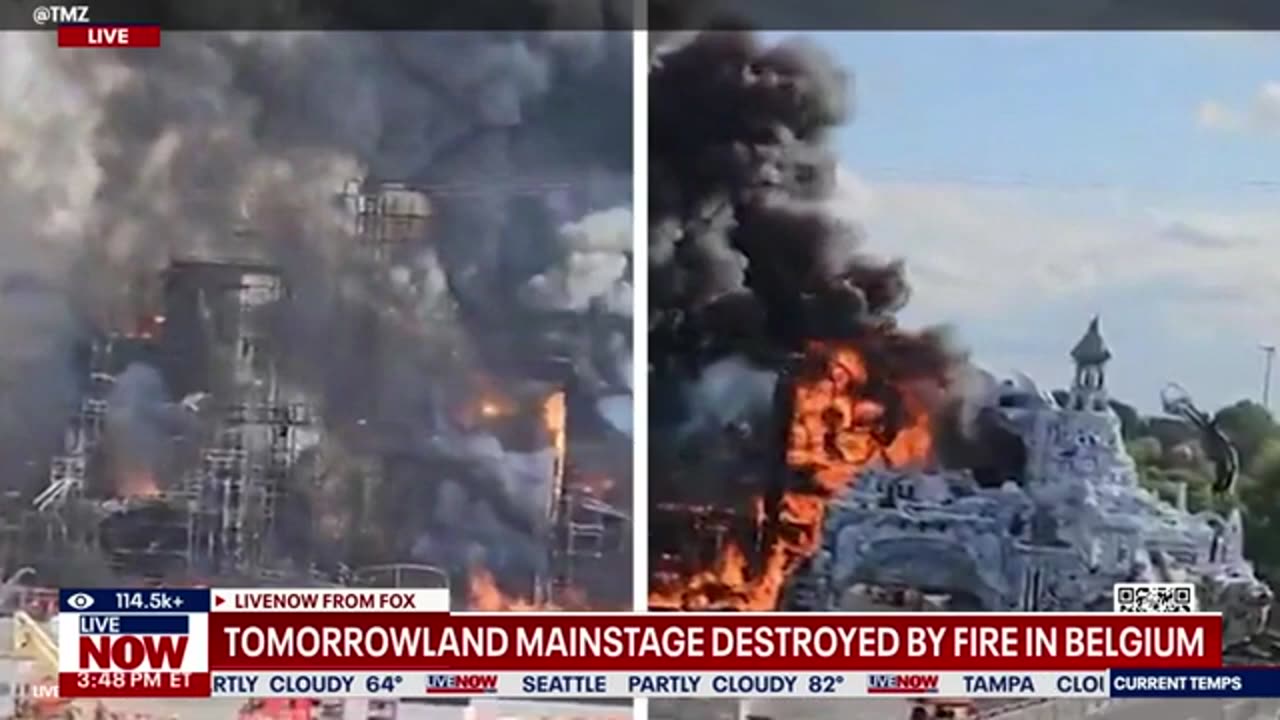 BREAKING: Tomorrowland Main Stage Engulfed in Massive Blaze Days Before Festival