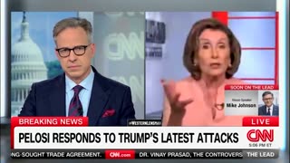 Nancy Pelosi Panics, Snaps At Jake Tapper For Discussing Her Stock Trades