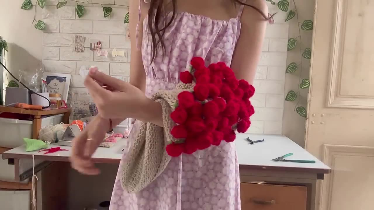 viral crochet blanket bouquet tutorial beginner friendly super cute
