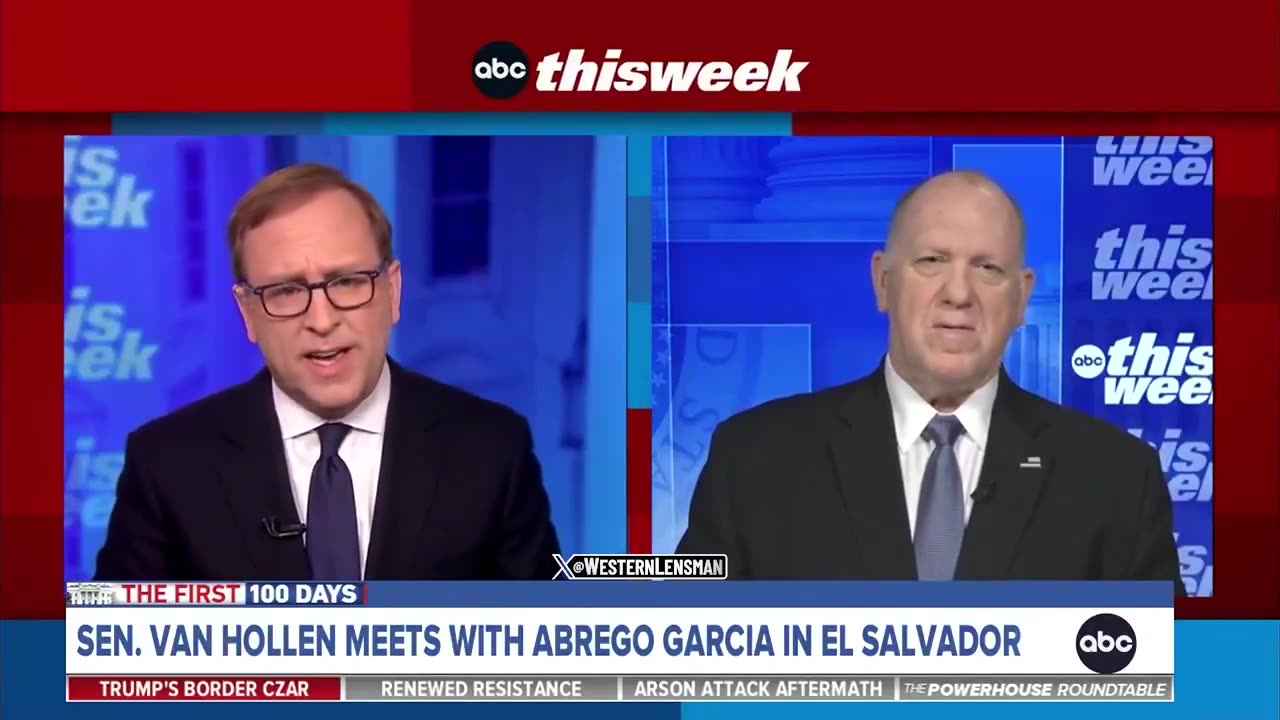 🔥Tom Homan obliterates ABC host “concern" for MS 13 Gang criminal 🔥