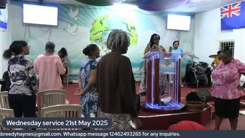 Wednesday service 21 May 2025