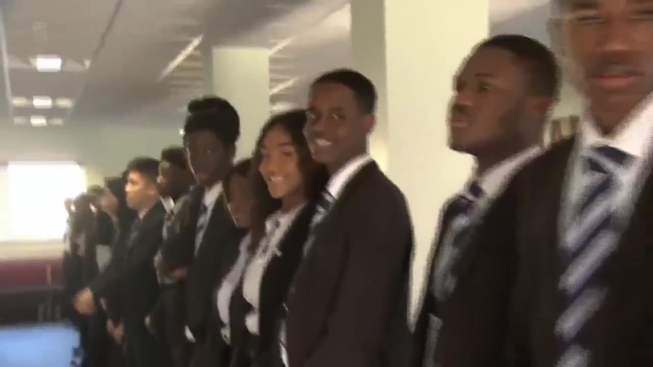 British students in London.......