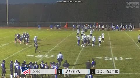 OCTOBER 18 2024 HIGH SCHOOL FOOTBALL: LAKEVIEW VS CAMBRIDGE SPRINGS PART 1