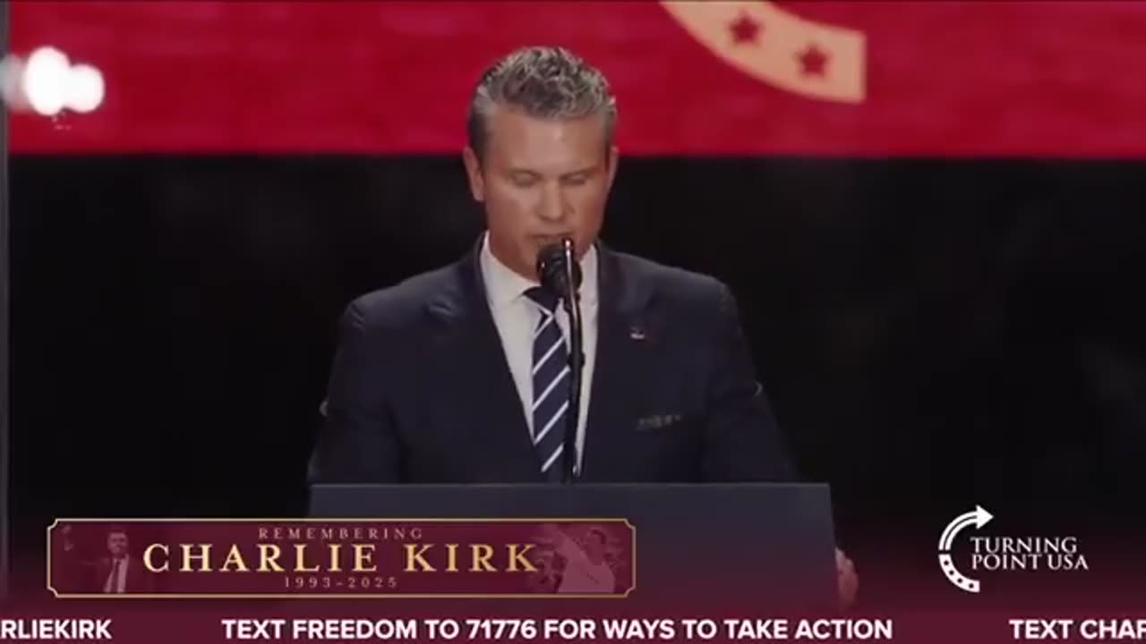 Secretary of War Pete Hegseth passionate speech at Charlie Kirk Memorial ~ 17PLUS 17PLUS.WEEBLY.COM