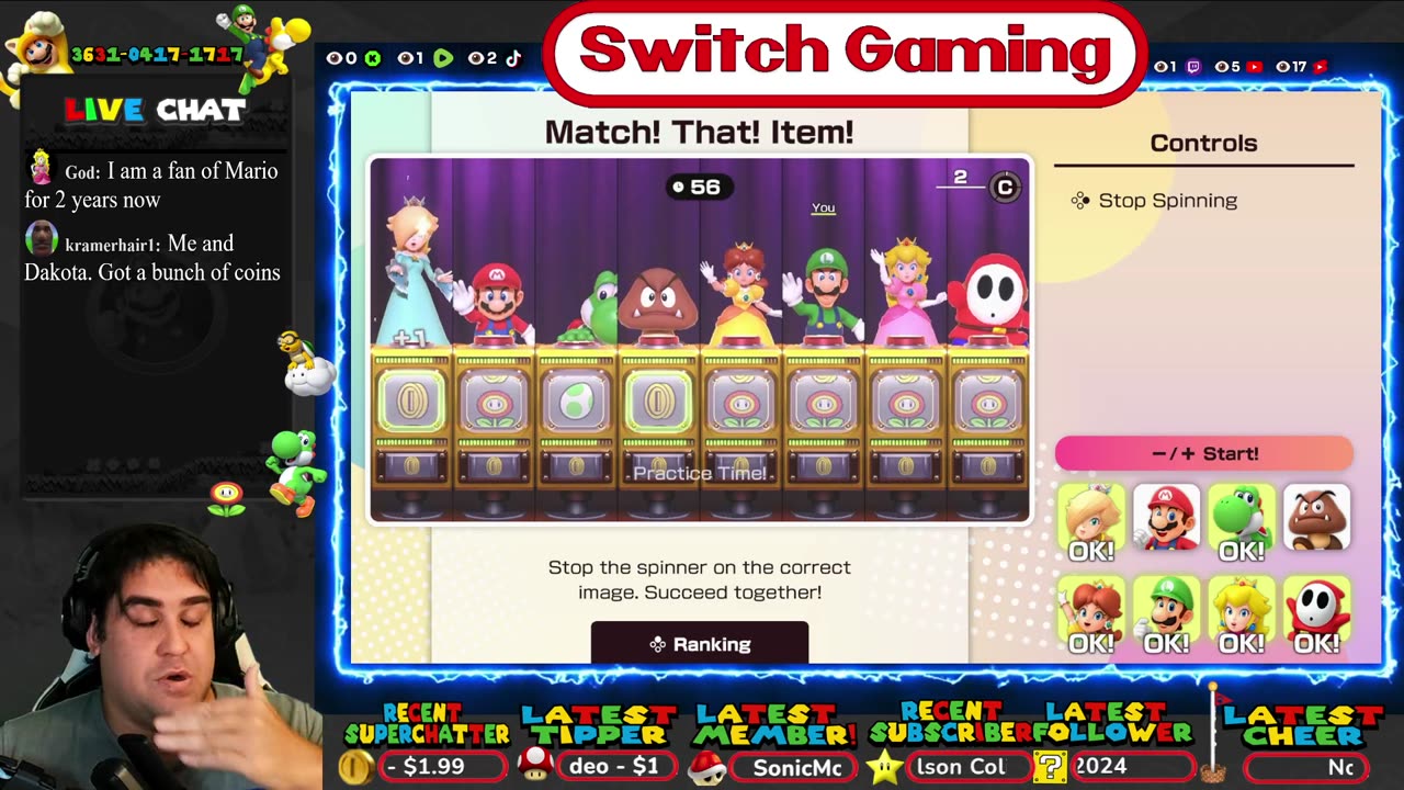 Super Mario Party Jamboree LIVE with Viewers on Nintendo Switch 2!