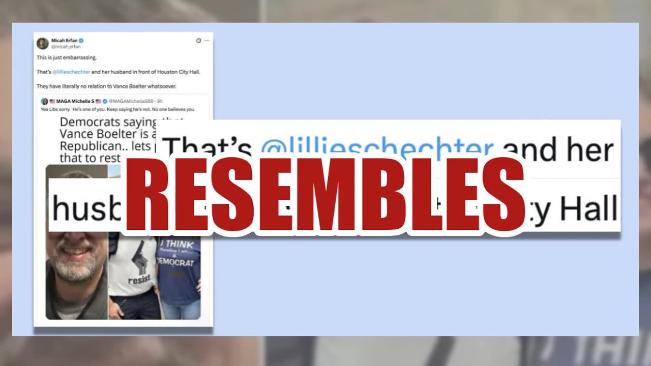 Fact Check: Photo Does NOT Show Vance Boelter Accompanying Woman In Democrat Slogan Shirt