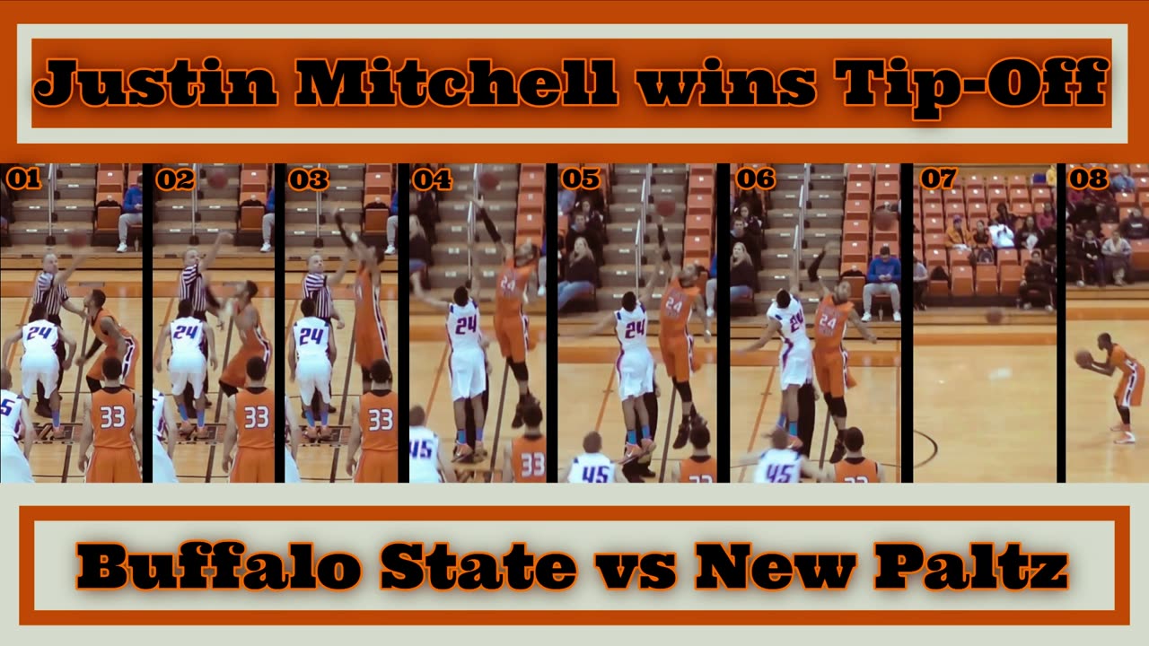 Prototype 267: Justin Mitchell wins tip-off vs New Paltz