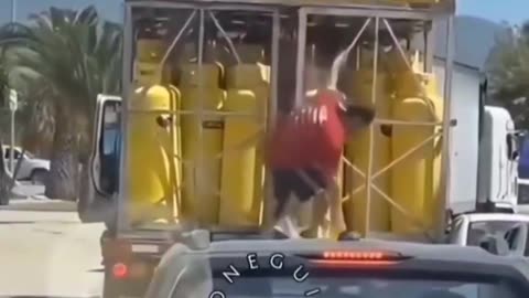🚚💨 To Steal From a Truck in Traffic... But Look What Happens! | FunFM