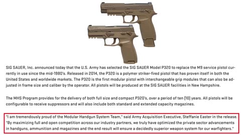 P320 scandal gets worse - Did the Pentagon hide deadly flaws .. YES