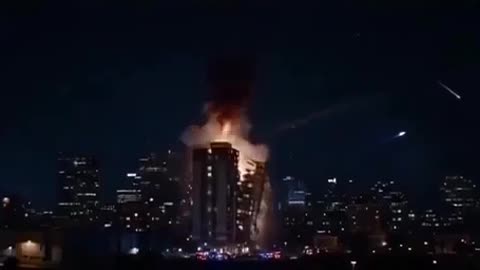 Iranian Missile Smashes into Highrise Building in Tel Aviv