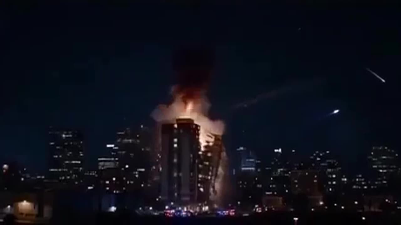 Iranian Missile Smashes into Highrise Building in Tel Aviv