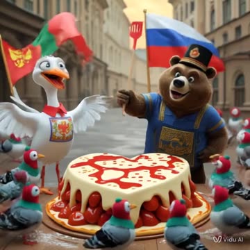 Belarus & Russia Bake the Ultimate Friendship Cake! 🇧🇾🇷🇺🎂