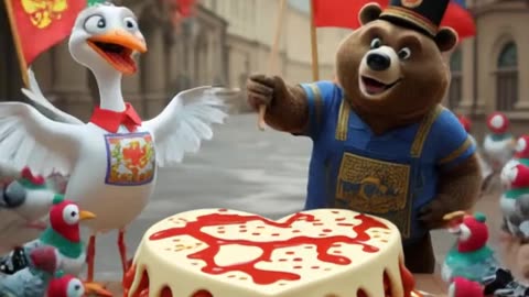 Belarus & Russia Bake the Ultimate Friendship Cake! 🇧🇾🇷🇺🎂