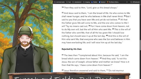 Forest and Fields Daily reading: John 6:22-40