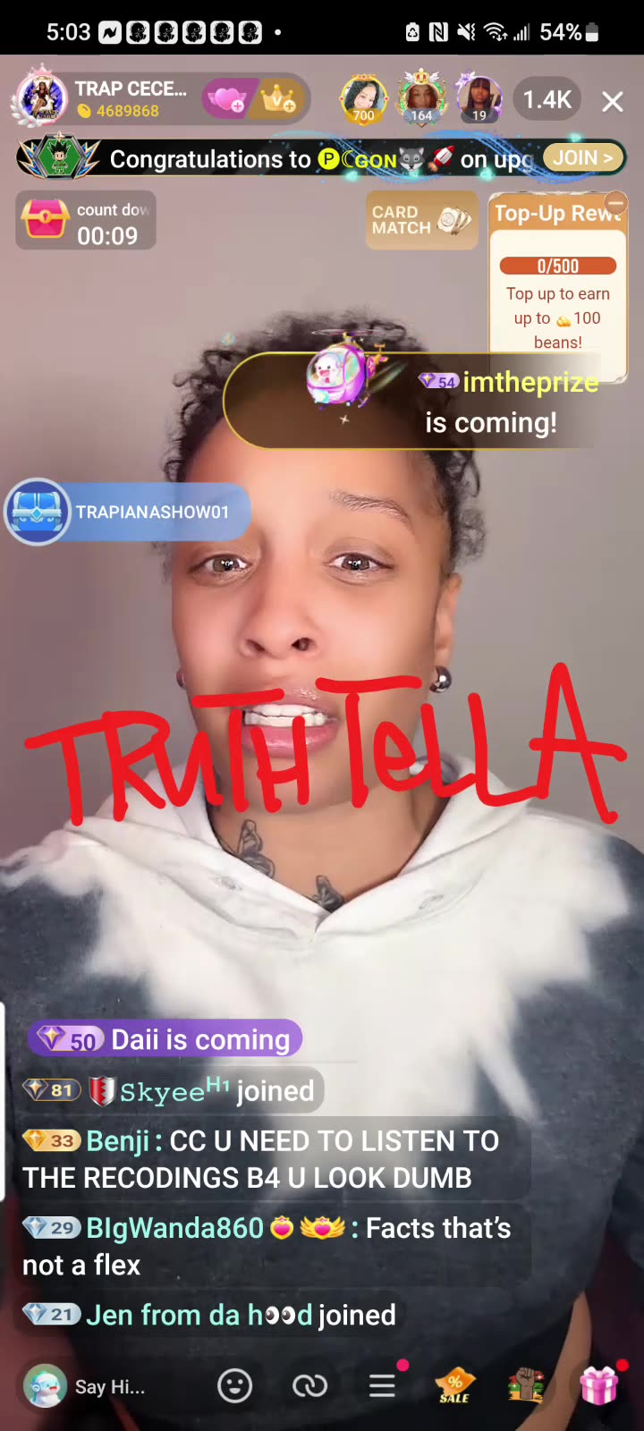 TRAP CECE TELLS BIG SUEWOO LET OUR BABYDADDY SEE HIS KIDS