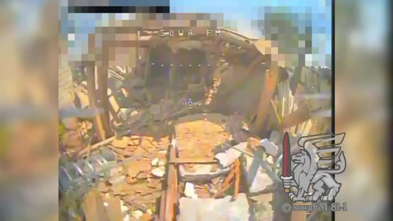 Ukrainian Drone Interrupting Morning Prayers