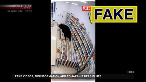 AI videos, misinformation add to Japan's bear blues