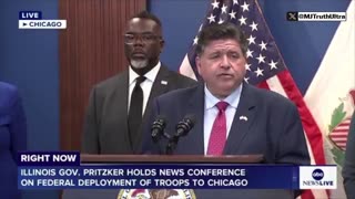Pritzker says he will not work with Trump admin