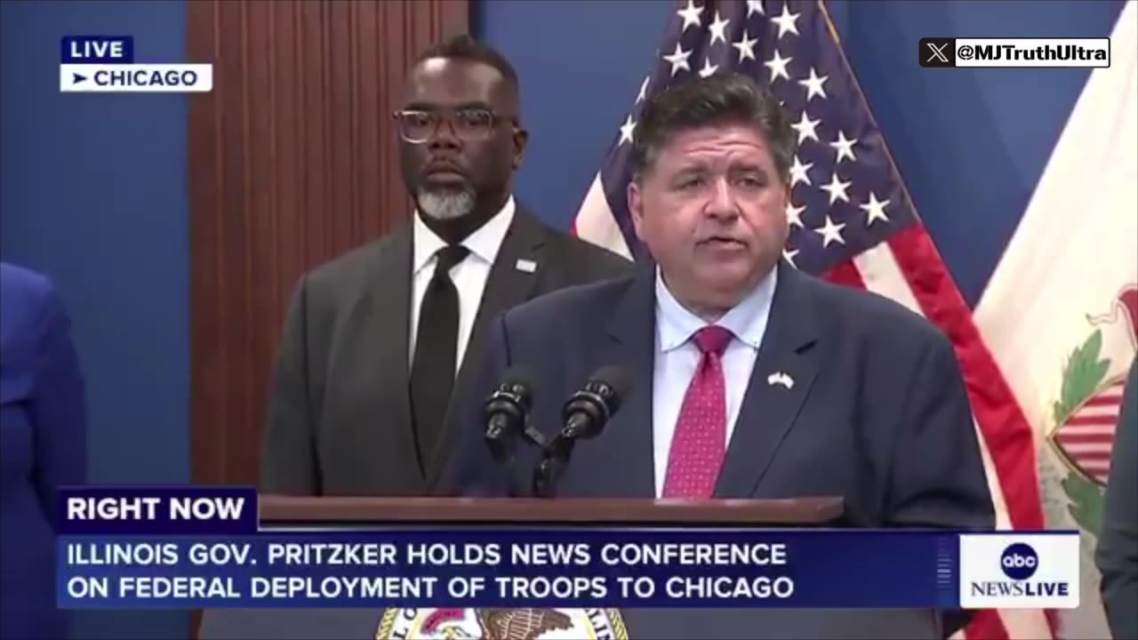 Pritzker says he will not work with Trump admin
