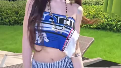 Adorable Peacock Blue Short Top Dynamic Outfit Edit | Daily Beauty EP 1170