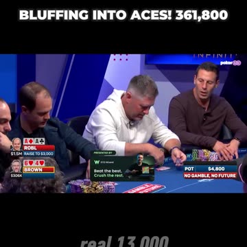 No fear, just pressure