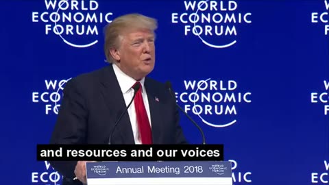 Donald Trump Speaks at Davos 2018