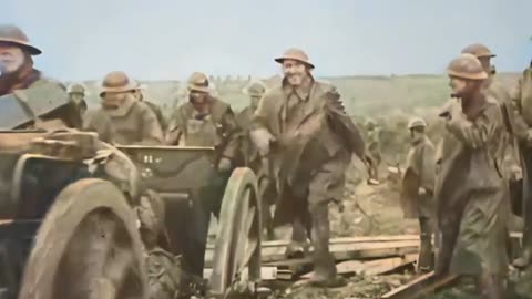 34 - Mud and wire - WW1 Inspired Trench Music - Colourized Footage