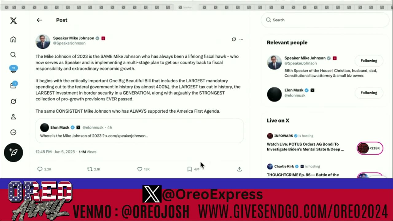 Crazy Day - Trump and Elon Fued Escalates - Analysis and Insights - Update on 8647 Teacher - More