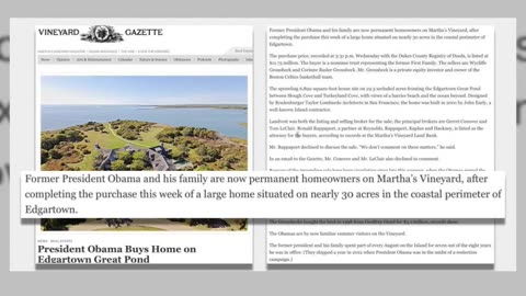 Fact Check: Obamas Did NOT Sell Martha's Vineyard Estate To Jeffrey Epstein Money Manager Les Wexner