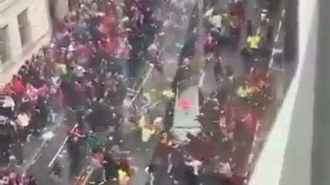 “Another horrific attack on a crowd of Liverpool fans celebrating their Premier League win“