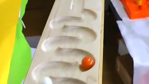 Wooden track ball cool gameplay tutorial EP 11 #educationaltoys