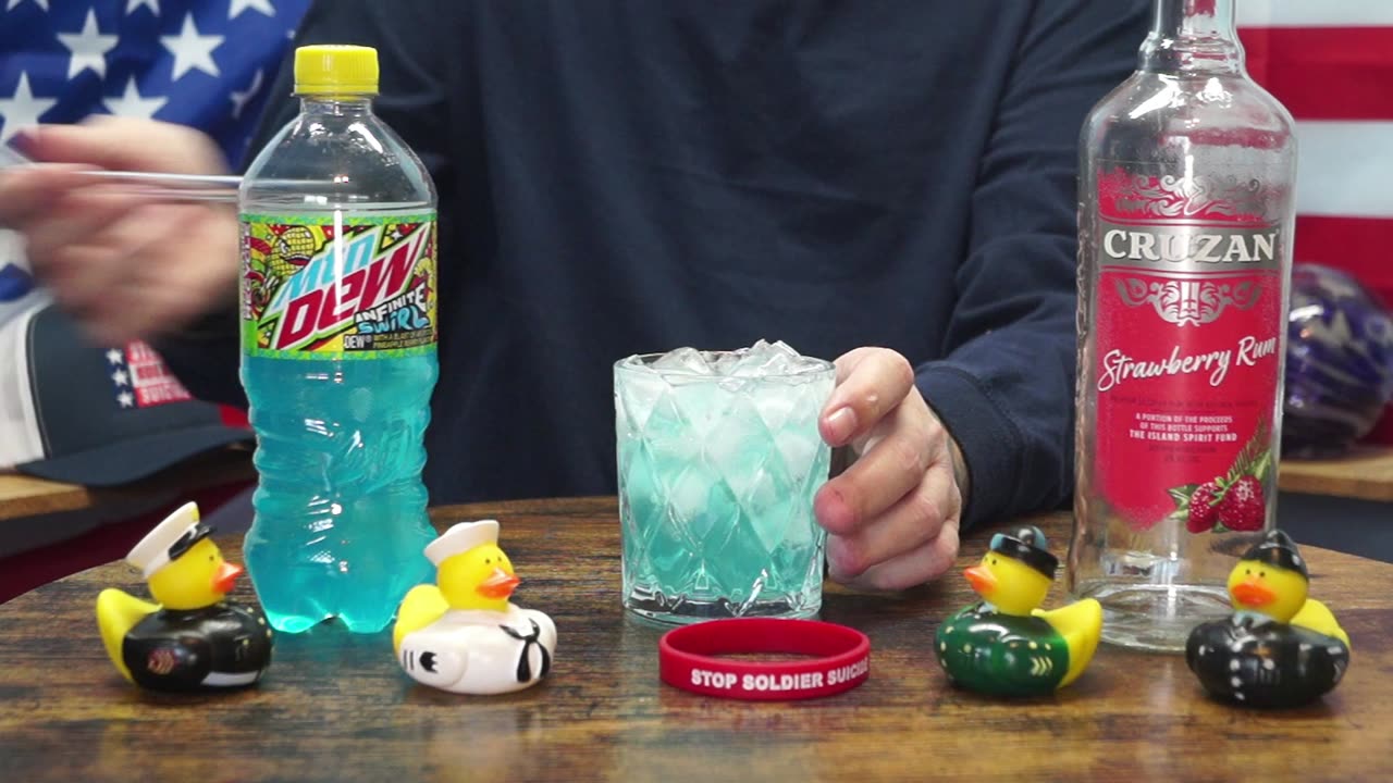Raymond Moma - Cruzan Strawberry Rum & Mtn Dew Infinite Swirl Pineapple Berry Soda