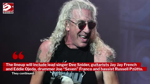 Twisted Sister are reuniting for a 50th anniversary tour