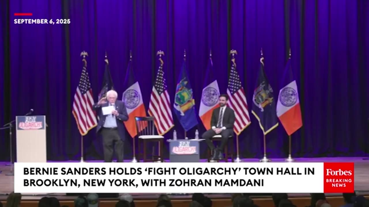 Bernie Sanders Accuses 'Handful Of Giant Corporations' Of Controlling Media In U.S.