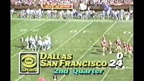 1981-10-11 Dallas Cowboys vs San Francisco 49ers 1st Half