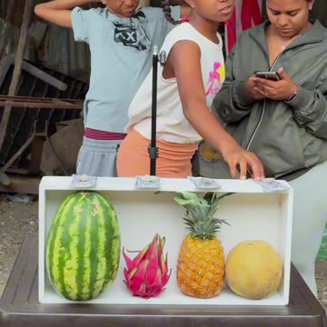 🍍💰Reto de adivinar las frutas y ganas 100 dólares americanos🍉 🍍💰🇺🇸Challenge of guessing the fruits a