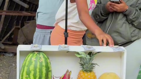 🍍💰Reto de adivinar las frutas y ganas 100 dólares americanos🍉 🍍💰🇺🇸Challenge of guessing the fruits a
