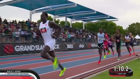 Canada's Marco Arop wins 800m at Grand Slam Track Miami