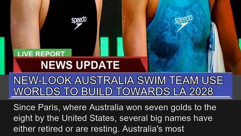Newlook Australia Swim Team Use Worlds to Build T