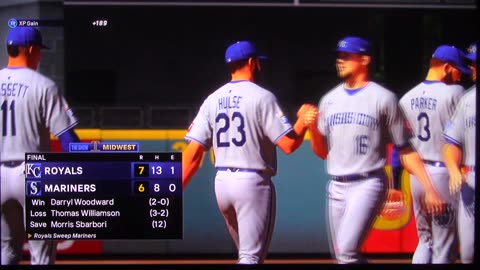 MLB The Show: Kansas City Royals vs Seattle Mariners (S24 G45)