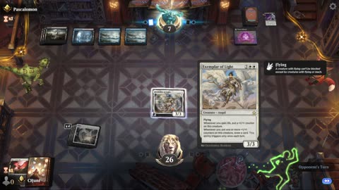Magic: The Gathering Arena Standard Ranked Match.