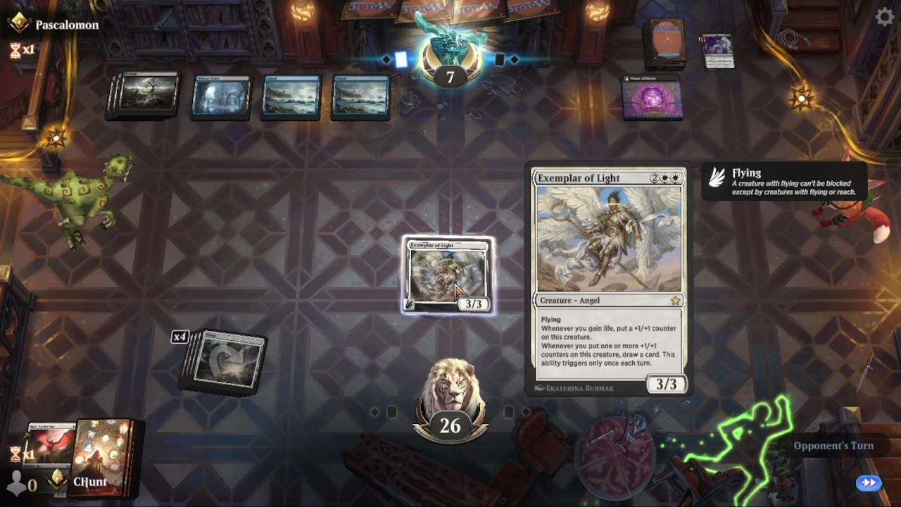 Magic: The Gathering Arena Standard Ranked Match.
