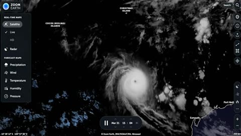 Miran Rubin - Tropical Cyclone Herman 2023 - Zoom Earth | Live Hurricane Tracker (Deo 3)