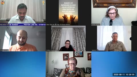 CALEA CĂTRE RAI PĂRTAȘIE ~LIVE~ LUNI/MONDAY 11 AUG, 2025 ✴️WAY OF HEAVEN MINISTRY