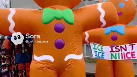 You can't catch me i am the gingerbread man