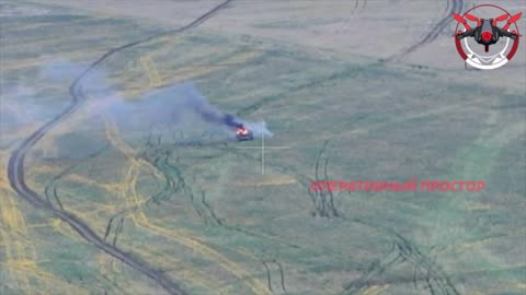 🚁💥 Ukraine Russia War | Russian Lancet Drone Strikes Ukrainian APC in Kharkiv | RCF