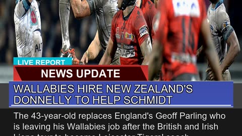 Wallabies Hire New Zealands Donnelly to Help Schm